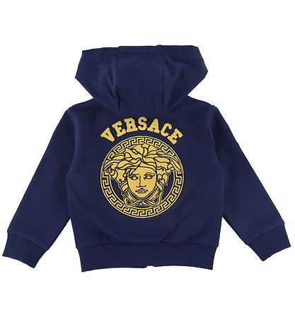 Versace Cardigan - Dökkblátt M. Gull