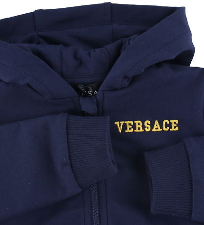 Versace Cardigan - Dökkblátt M. Gull