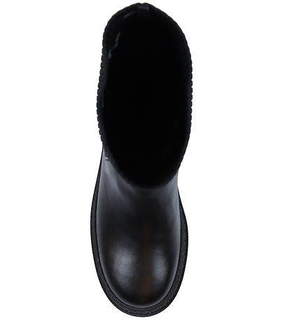Versace Boots - Boot Calf - Black/White/Palladium