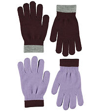 Molo Gloves - Knitted - 2-Pack - Kello - Voilet Cloud