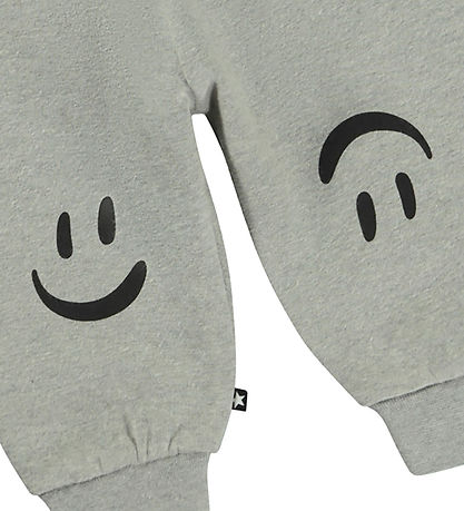 Molo Sweatpants - Simeon - Grey Melange Molo Sweatpants - Simeon - Grey Melange