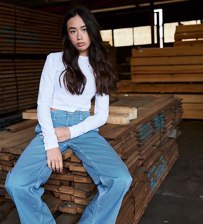 Hound Jeans - Striped - Off White/Light Blue