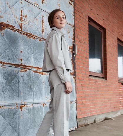 Hound Jacket - Cropped - Striped - Black/Off White Hound Jacket - Cropped - Striped - Black/Off White