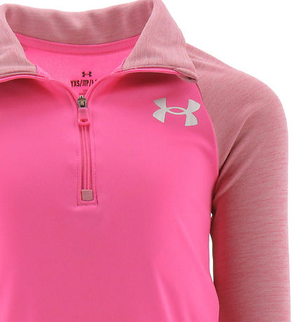 Under Armour Blouse - Tech Graphic 1/2 Zip - Rebel Pink