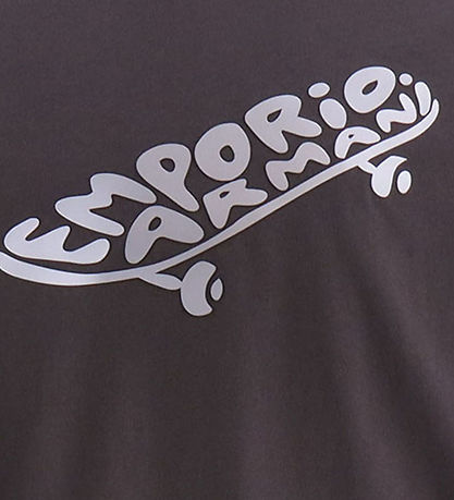 Emporio Armani Bluse - Braun/Silber Emporio Armani Bluse - Braun/Silber