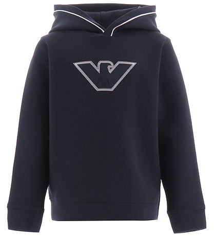 Emporio Armani Hoodie - Navy w. Logo