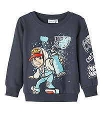 Name It Sweatshirt - NmmSaied - India Ink Name It Sweatshirt - NmmSaied - India Ink