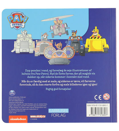 Alvilda Malbuch - Malen mit Wasser - Paw Patrol Alvilda Malbuch - Malen mit Wasser - Paw Patrol