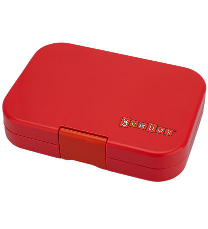 Yumbox Lunchbox w. 6 Rum - Bento Original - Roar Red - Race Cars