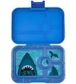 Yumbox Lunchbox w. 4 Rum - Bento Panino - Surf Blue - Shark Tray