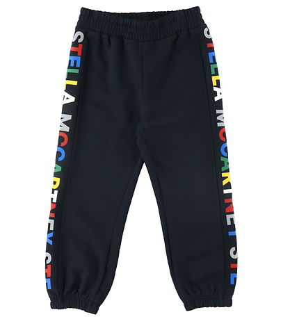 Stella McCartney Kids Sweatpants - Black w. Print Stella McCartney Kids Sweatpants - Black w. Print