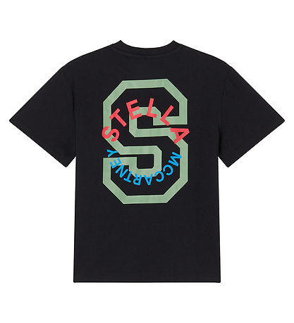 Stella McCartney Kids Stuttermabolur - Svart M. Prentað