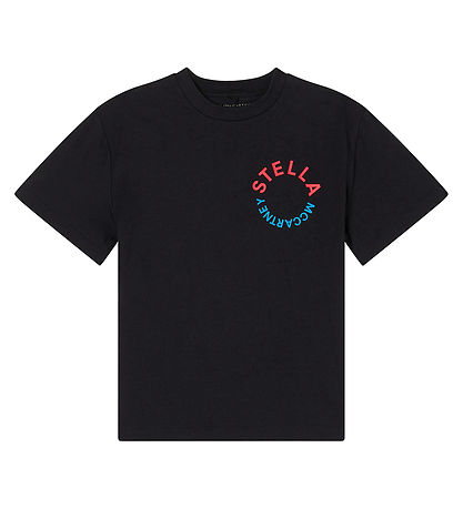 Stella McCartney Kids Stuttermabolur - Svart M. Prentað