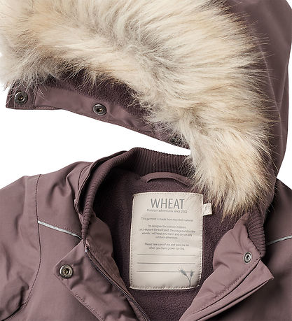 Wheat Winter Coat - Mathilde Tech - Plum
