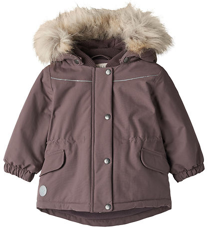 Wheat Winter Coat - Mathilde Tech - Plum