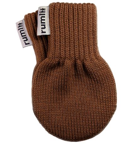 rumlii Mittens - Wool/Acrylic - Brown rumlii Mittens - Wool/Acrylic - Brown