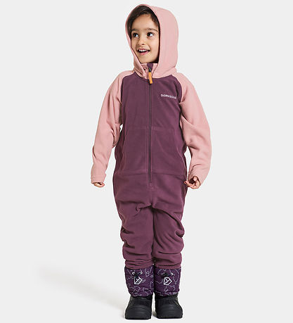 Didriksons Fleece Suit - Monte - Plumb