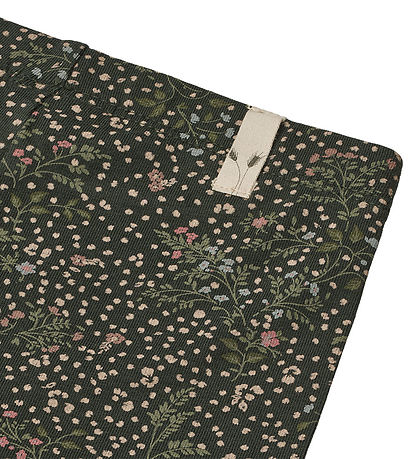 Wheat Leggings - Jules - Black Coal Small Flowers Wheat Leggings - Jules - Black Coal Small Flowers