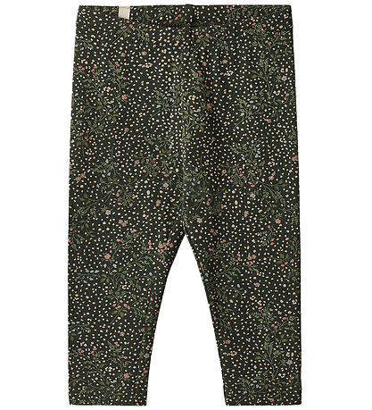 Wheat Leggings - Jules - Black Coal Small Flowers Wheat Leggings - Jules - Black Coal Small Flowers