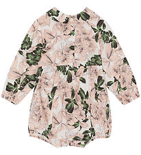 Barboteuse d'Été Christina Rohde - Blanc av. Fleurs Barboteuse d'Été Christina Rohde - Blanc av. Fleurs