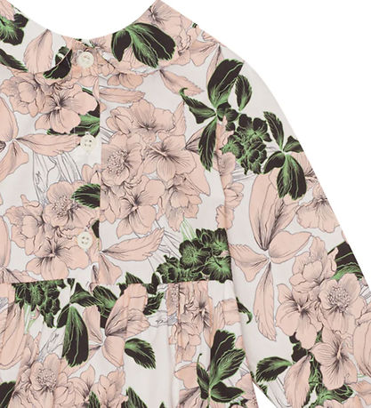 Christina Rohde Summer Romper - White w. Flowers Christina Rohde Summer Romper - White w. Flowers