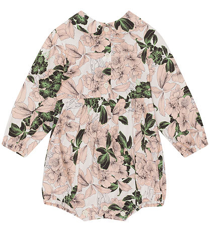 Christina Rohde Summer Romper - White w. Flowers Christina Rohde Summer Romper - White w. Flowers