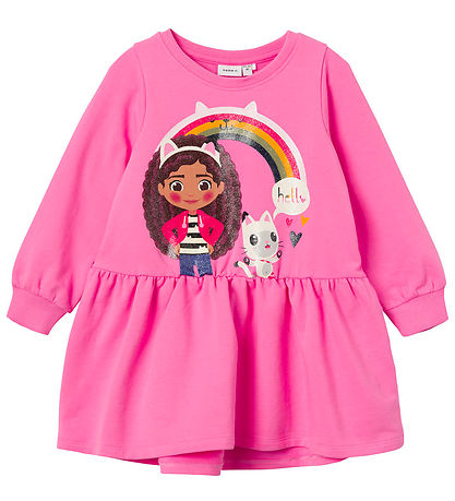 Robe en Molleton Name It - NmfAmma Gabby - Rose Cosmos Robe en Molleton Name It - NmfAmma Gabby - Rose Cosmos