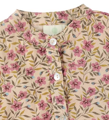 En Fant Shirt blouse - Flower Woven - Rose Dust