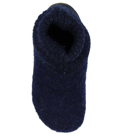 Living Kitzbühel Slippers - Wool - Night blue