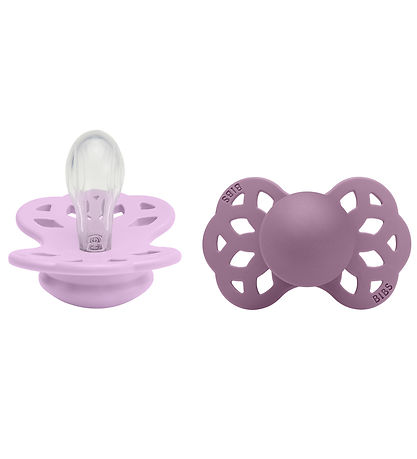 Infinity Tétine BIBS - 2 Pack - Taille 1 - Symétrique - Violet S