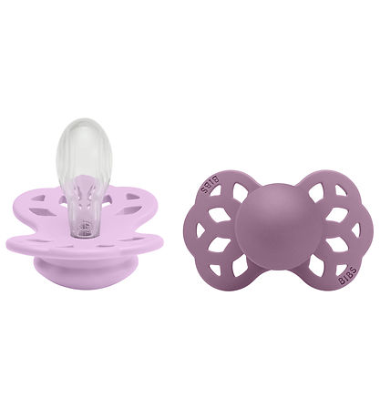 Infinity Tétine BIBS - 2 Pack - Taille 2 - Symétrique - Violet S