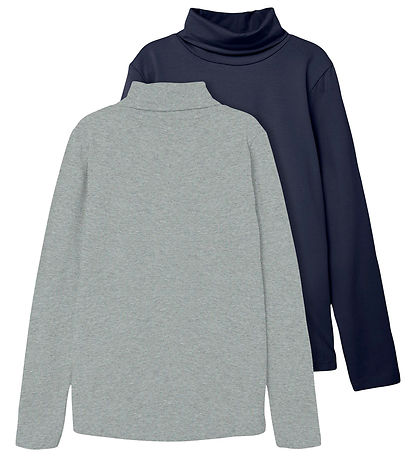Blouse av. Col roulé Name It - Noos - NknViggo - 2 Pack - Dark S Blouse av. Col roulé Name It - Noos - NknViggo - 2 Pack - Dark S
