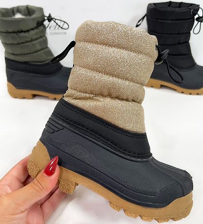 Sofie Schnoor Thermo Boots - Gold Glitter