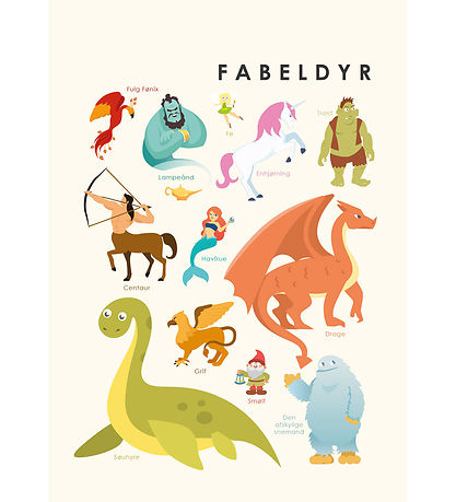 Poster Citatplakat - Affiche pour enfants - Les Animaux Fantasti