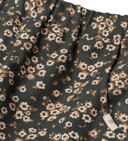 Wheat Trousers - Sara - Black Coal Flowers Wheat Trousers - Sara - Black Coal Flowers