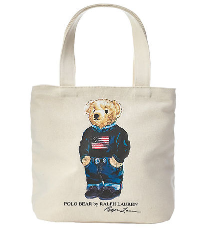 Polo Ralph Lauren Shopper - White w. Soft Toy Polo Ralph Lauren Shopper - White w. Soft Toy