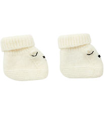 Bonton Booties - Knitted - Teddy - Cream Bonton Booties - Knitted - Teddy - Cream