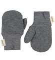 MarMar Mittens - Knitted - Wool/Cotton - Alvilda - Grey Melange