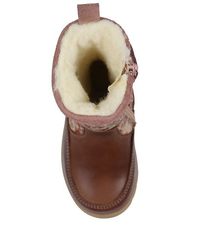 Wheat Winter Boots - Koa High Tex - Dusty Rouge w. Flowers Wheat Winter Boots - Koa High Tex - Dusty Rouge w. Flowers