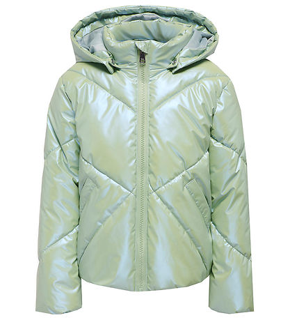 Kids Only Puffer Jacket - KogJodie - Smoke Green