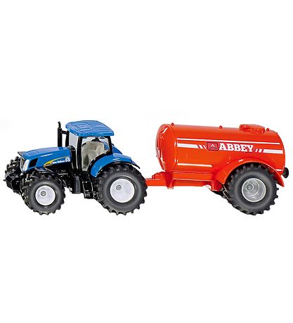Siku Tractor w. Slurry tank - New Holland T7070 - 1:50 - Blue/Or Siku Tractor w. Slurry tank - New Holland T7070 - 1:50 - Blue/Or