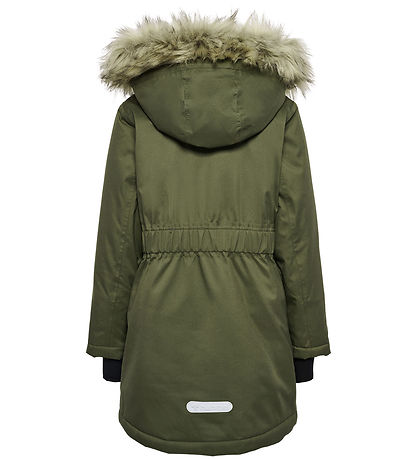 Hummel Vinterjakke - hmlAlma Tex - Olive Natt Hummel Vinterjakke - hmlAlma Tex - Olive Natt