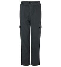 Pantalon Mads Nørgaard - Toile teinte - Asphalte Pantalon Mads Nørgaard - Toile teinte - Asphalte