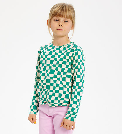 The New Bluse - TnHarriet - Bosphorus/Weiß Kariert
