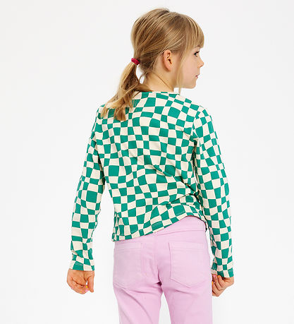 The New Bluse - TnHarriet - Bosphorus/Weiß Kariert