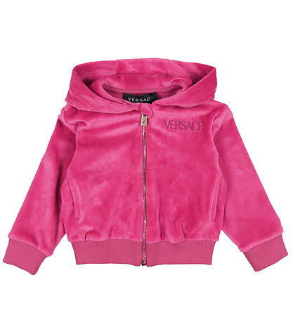 Versace Cardigan velúr - Fuchsia M. Lógó