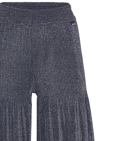 Molo Trousers - Pleated - Aldora - Navy Cloud Molo Trousers - Pleated - Aldora - Navy Cloud