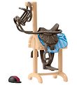 Schleich Horse Club - 10 cm - Saddle stand w. Saddle & Bridle 42 Schleich Horse Club - 10 cm - Saddle stand w. Saddle & Bridle 42