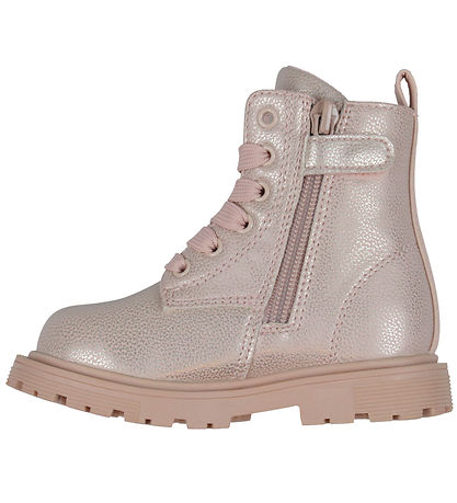 Calvin Klein Boots - Lace-Up - Metallic Pink Calvin Klein Boots - Lace-Up - Metallic Pink