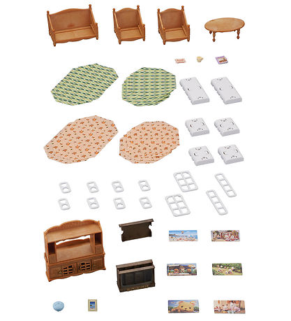 Sylvanian Families - 편안한 거실 세트 - 5339